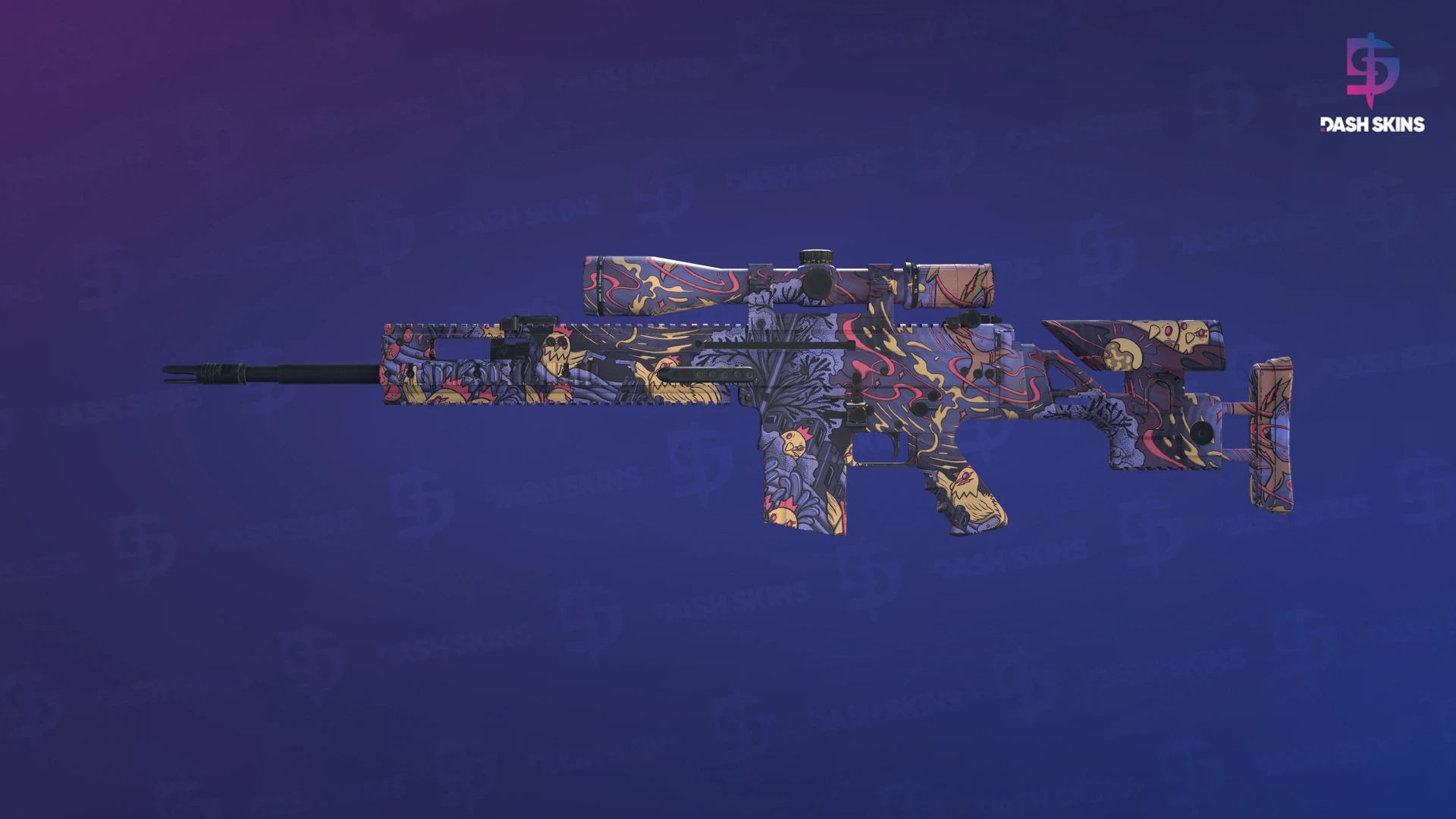 SCAR-20 | Poultrygeist (Factory New) Screenshot Playside