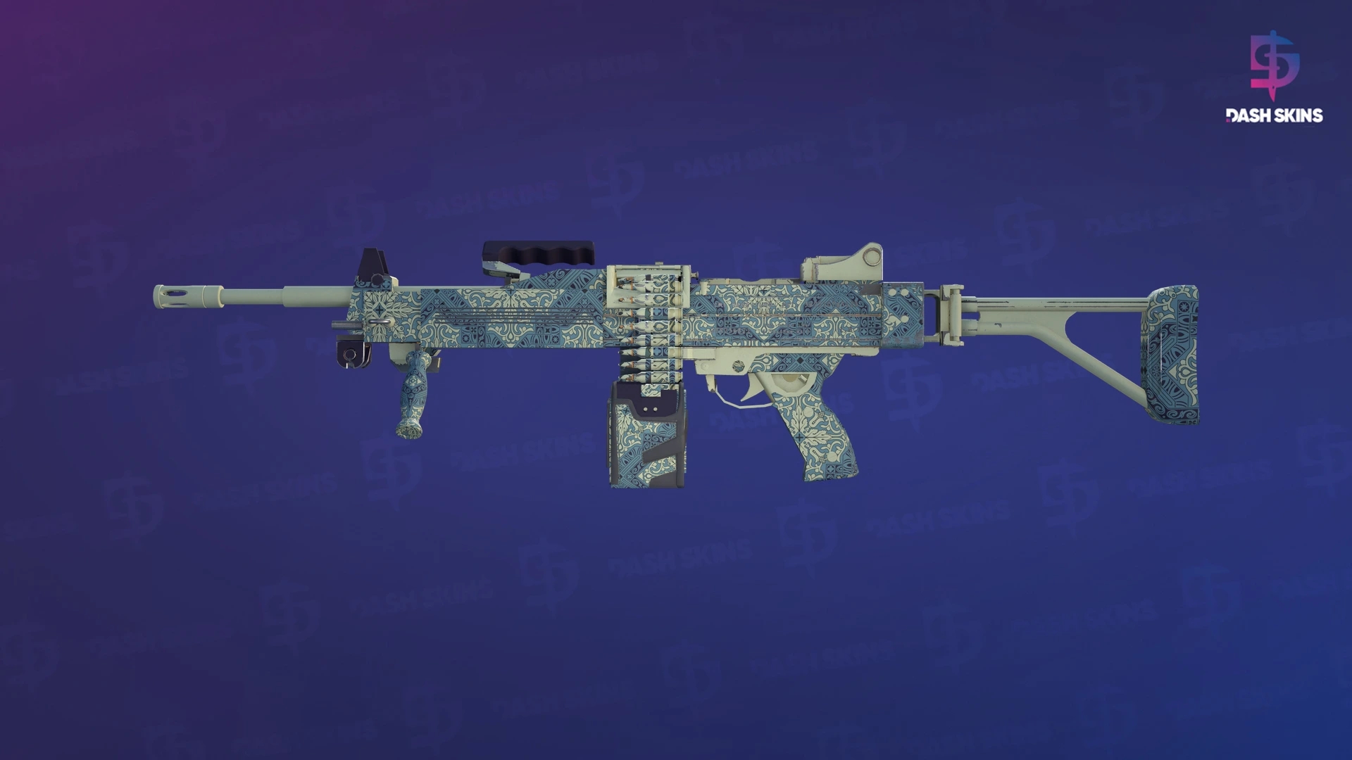 Negev | Boroque Sand (Factory New) Screenshot Playside