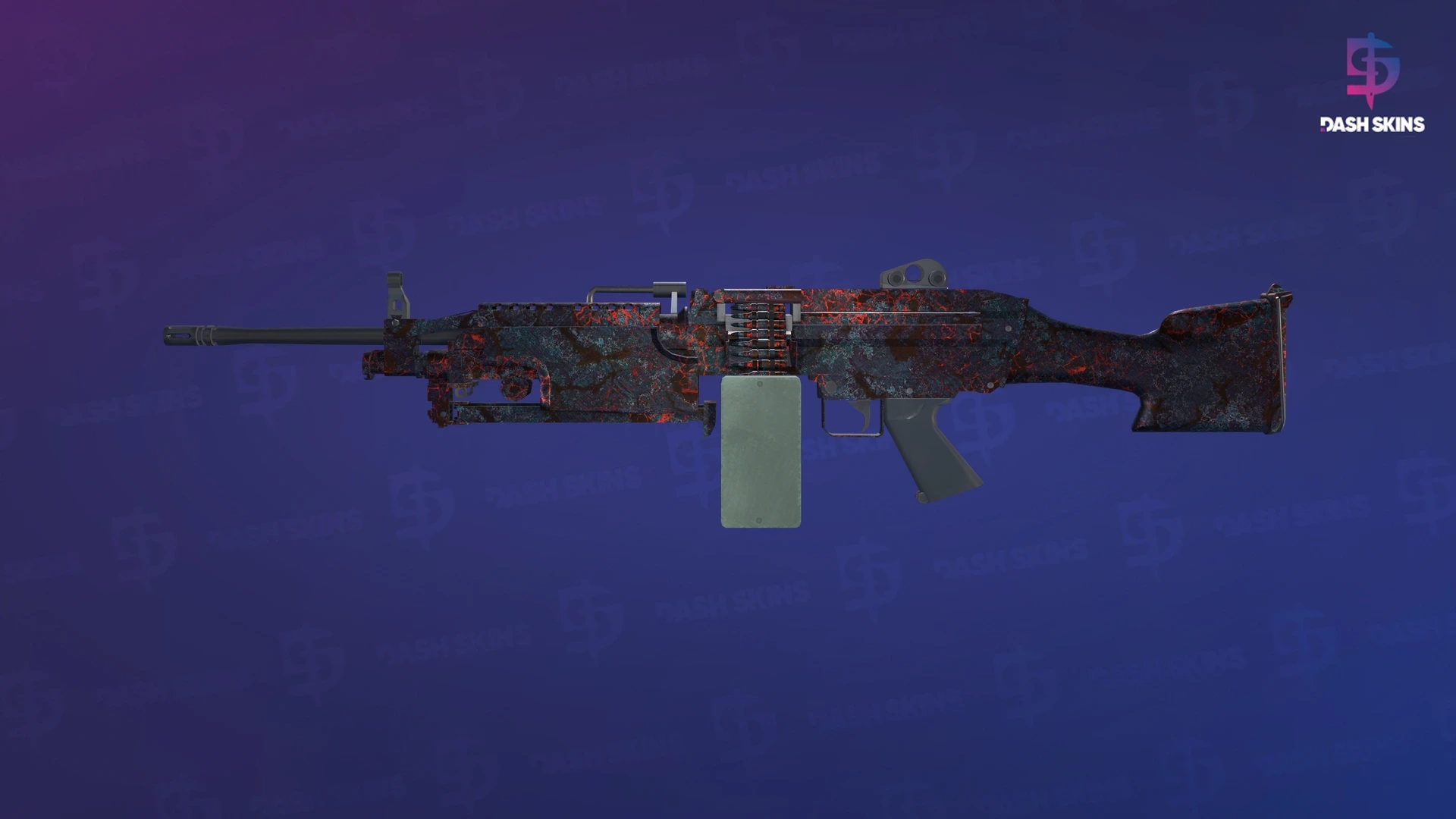 M249 | Magma (Field-Tested) Screenshot Playside