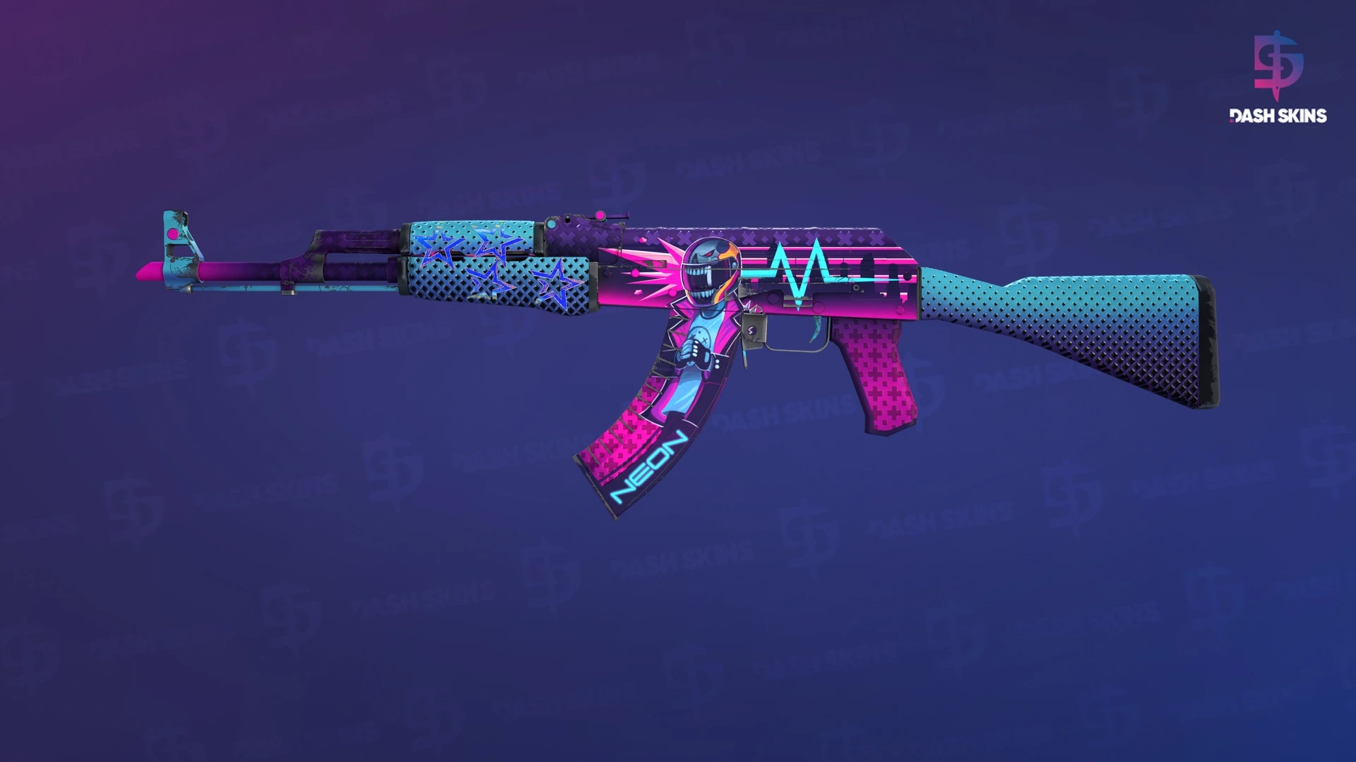 AK-47 | Neon Rider (Field-Tested) Screenshot Playside