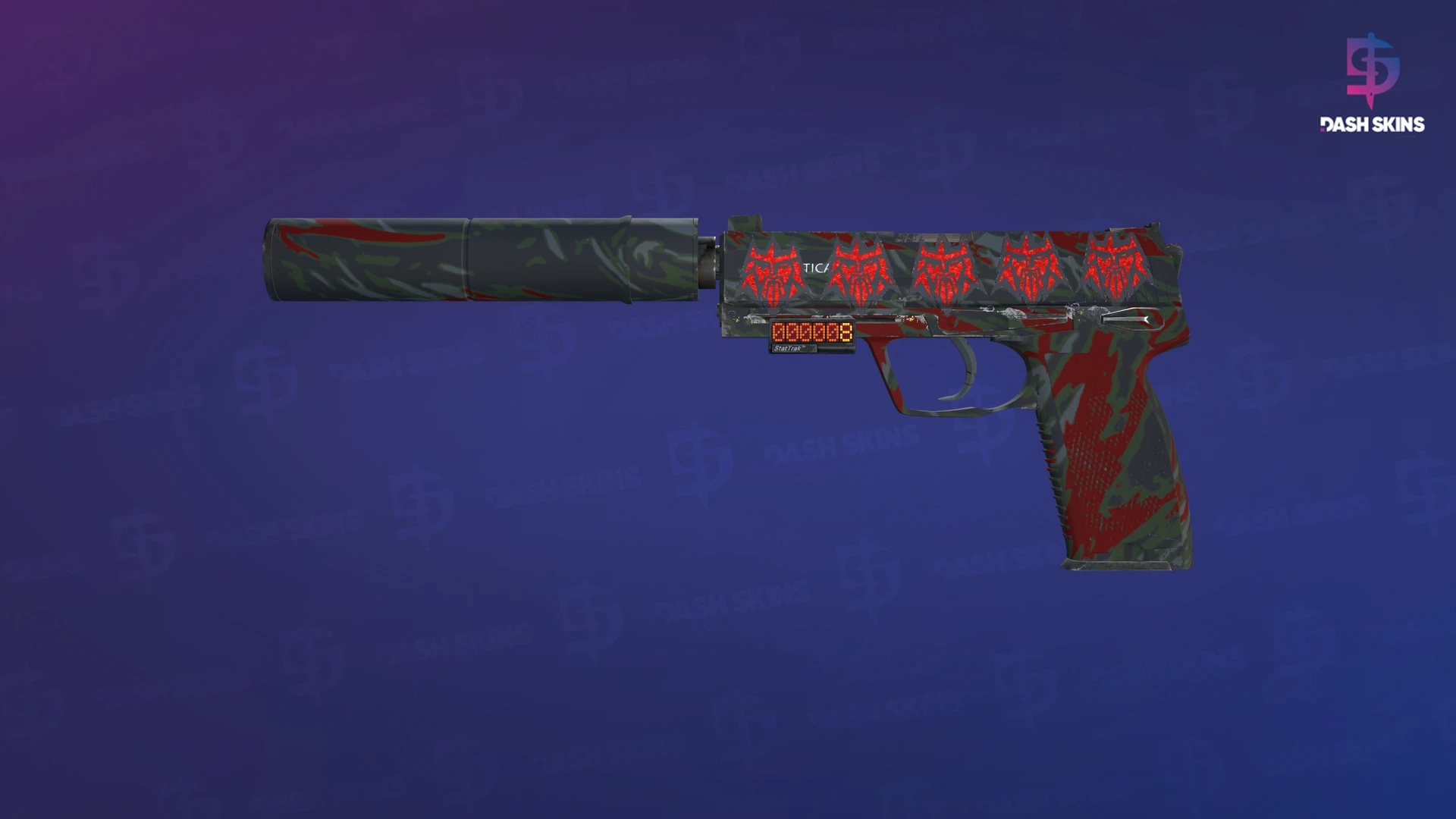 StatTrak™ USP-S | Blood Tiger (Minimal Wear) Screenshot Playside