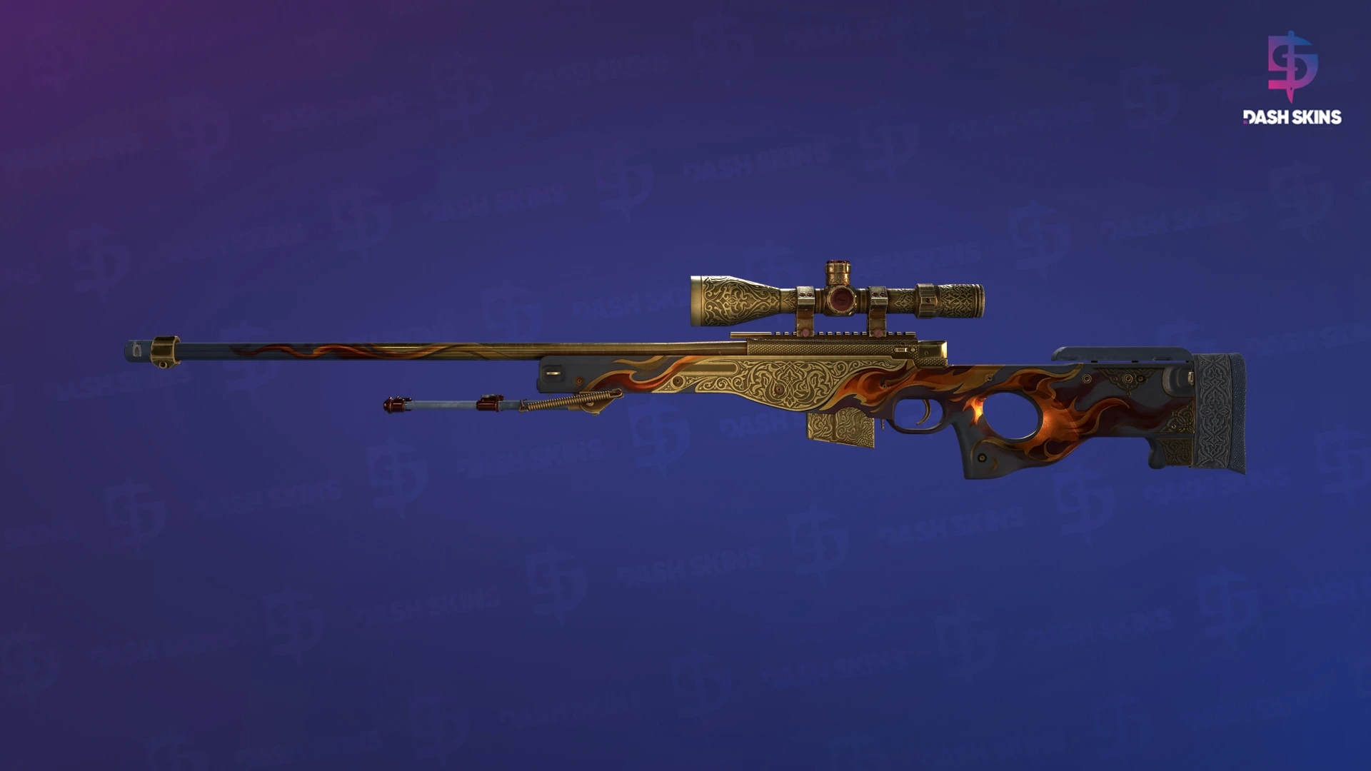 AWP | Sovereign Flame (Field-Tested) Screenshot Playside
