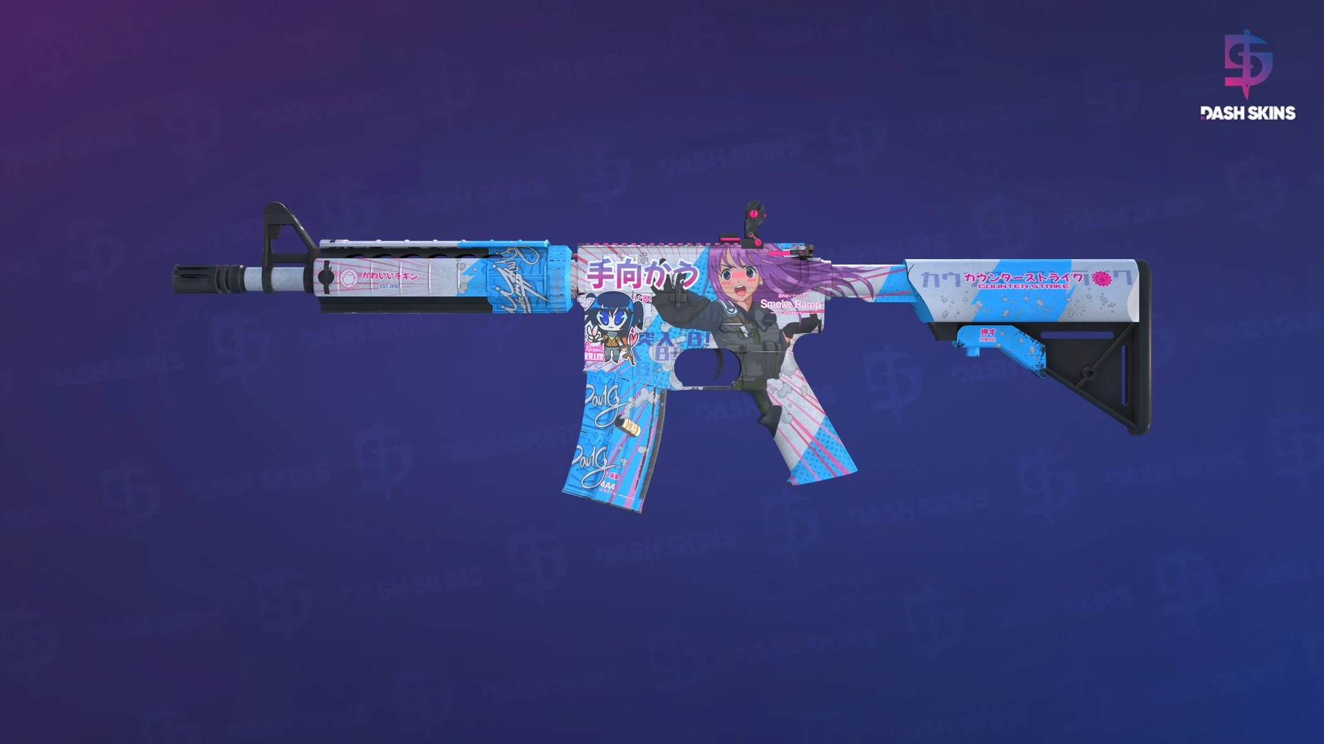 M4A4 | Temukau (Field-Tested) Screenshot Playside