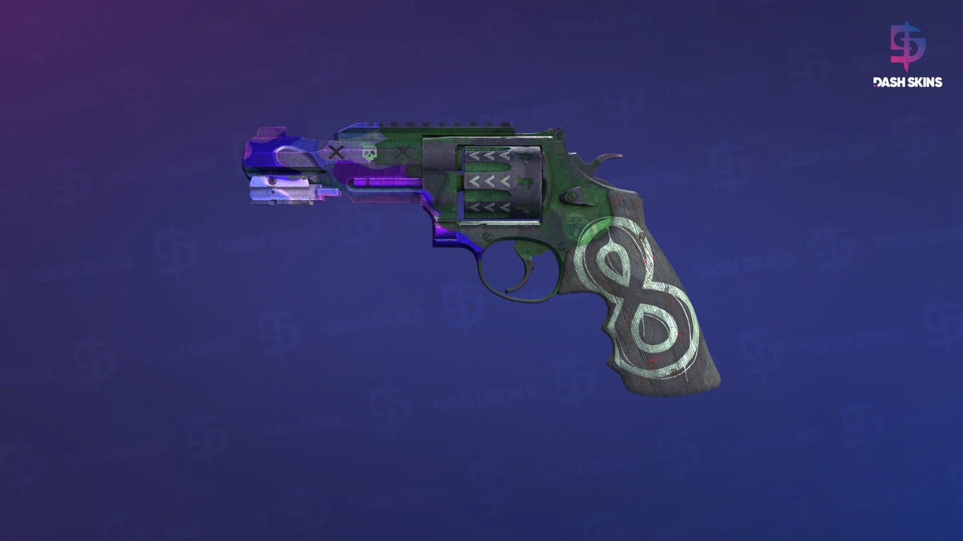 R8 Revolver | Crazy 8 (Battle-Scarred) Screenshot Playside