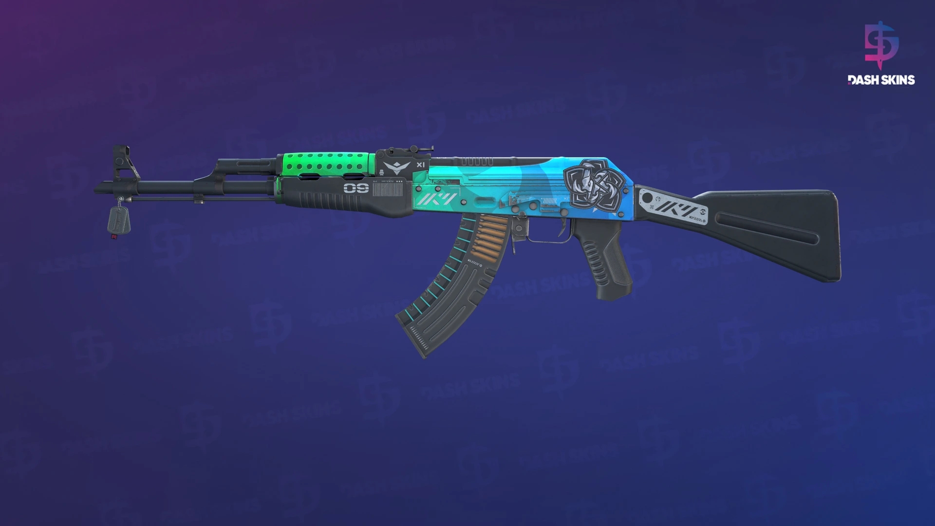 AK-47 | Ice Coaled (Field-Tested) Screenshot Playside