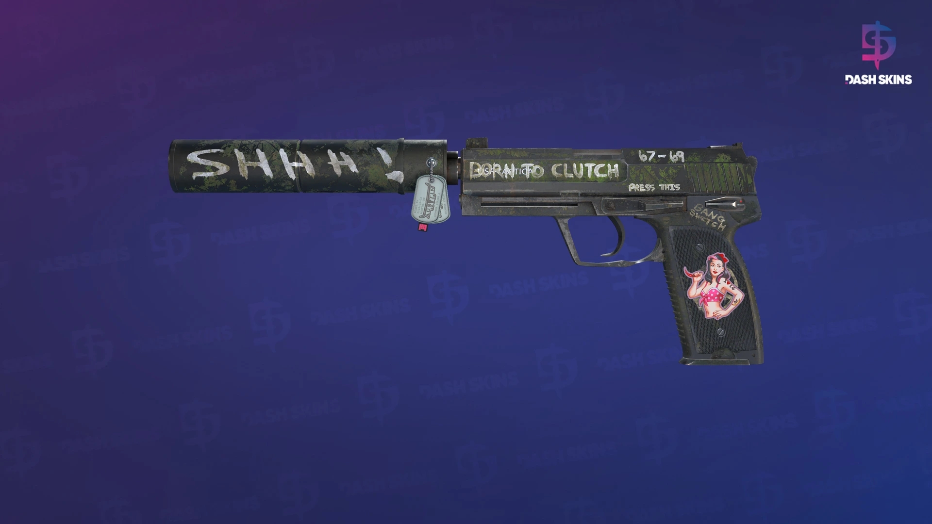 USP-S | Flashback (Battle-Scarred) Screenshot Playside