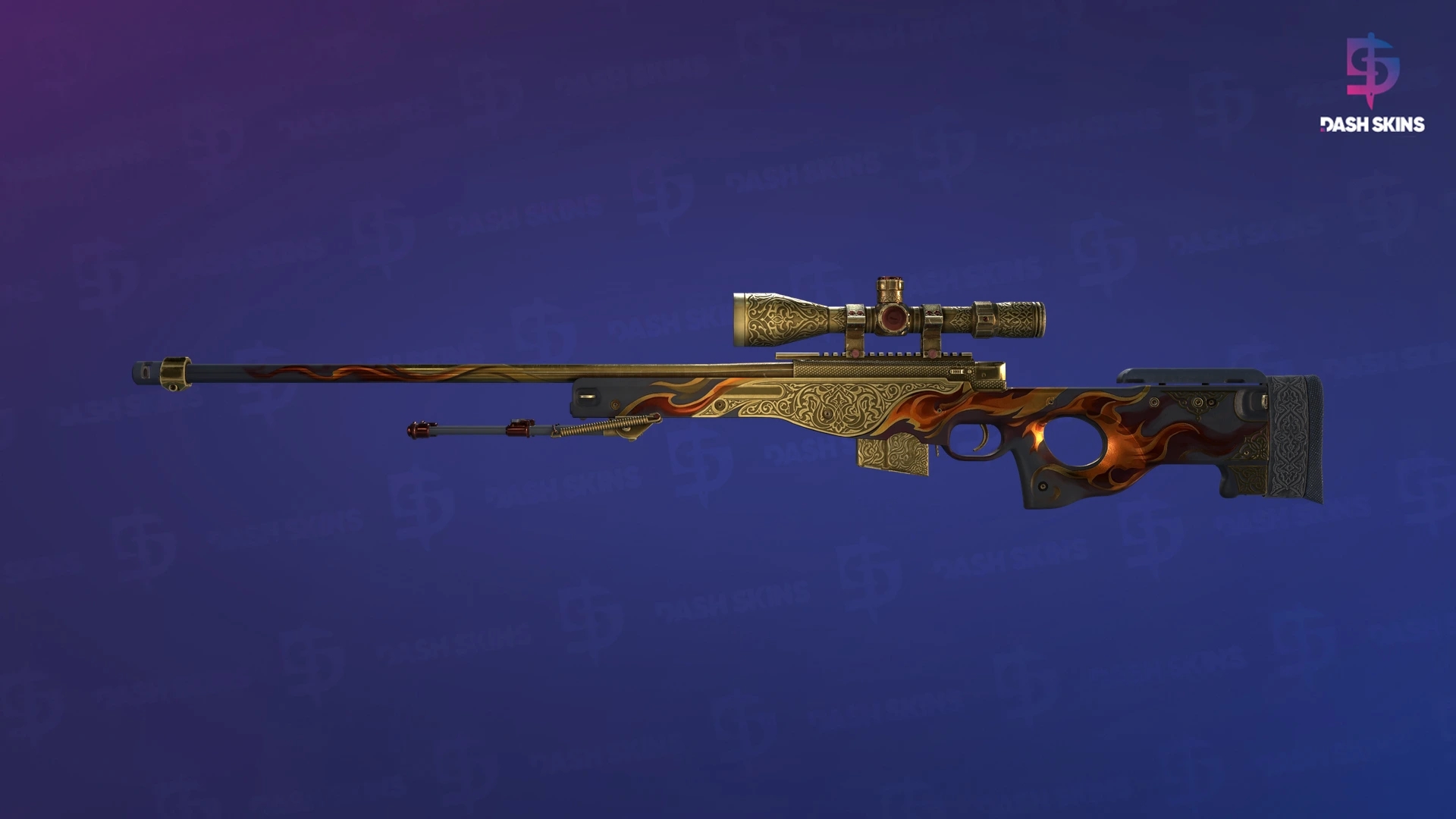 AWP | Sovereign Flame (Minimal Wear) Screenshot Playside