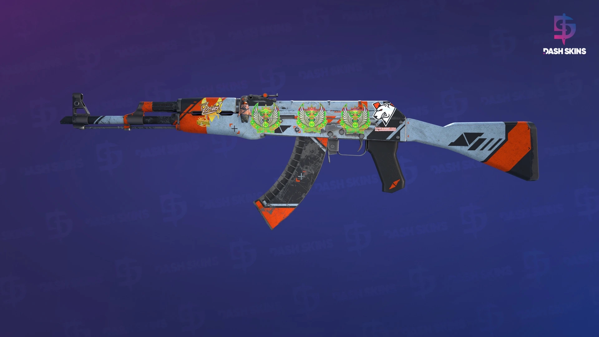 AK-47 | Asiimov (Battle-Scarred) Screenshot Playside