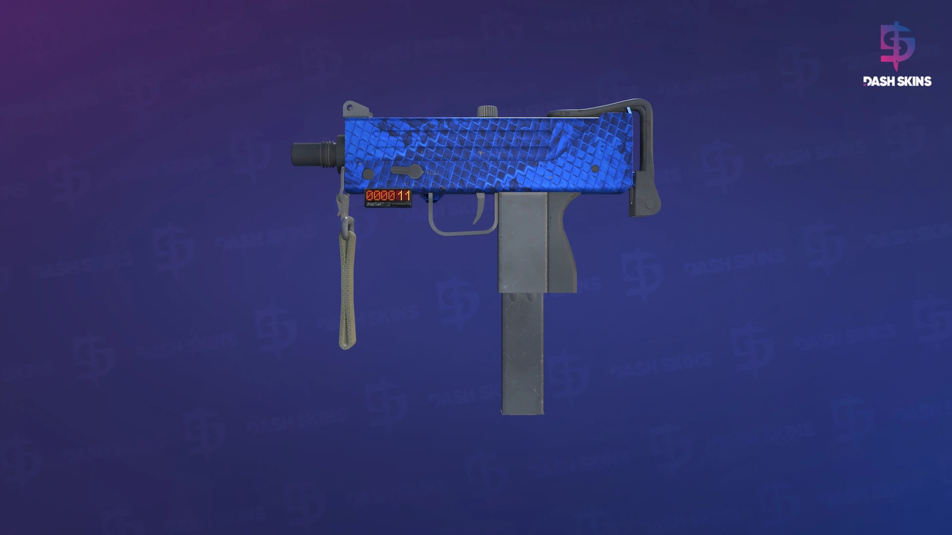 StatTrak™ MAC-10 | Lapis Gator (Field-Tested) Screenshot Playside