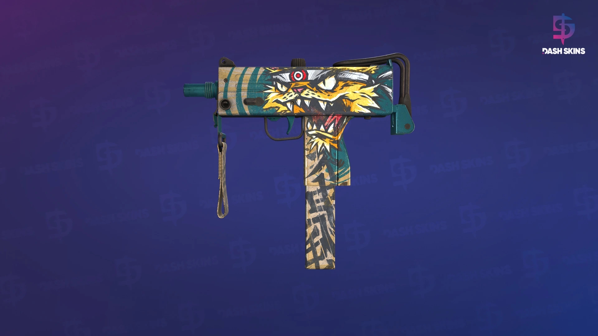 MAC-10 | Cat Fight (Well-Worn) Screenshot Playside