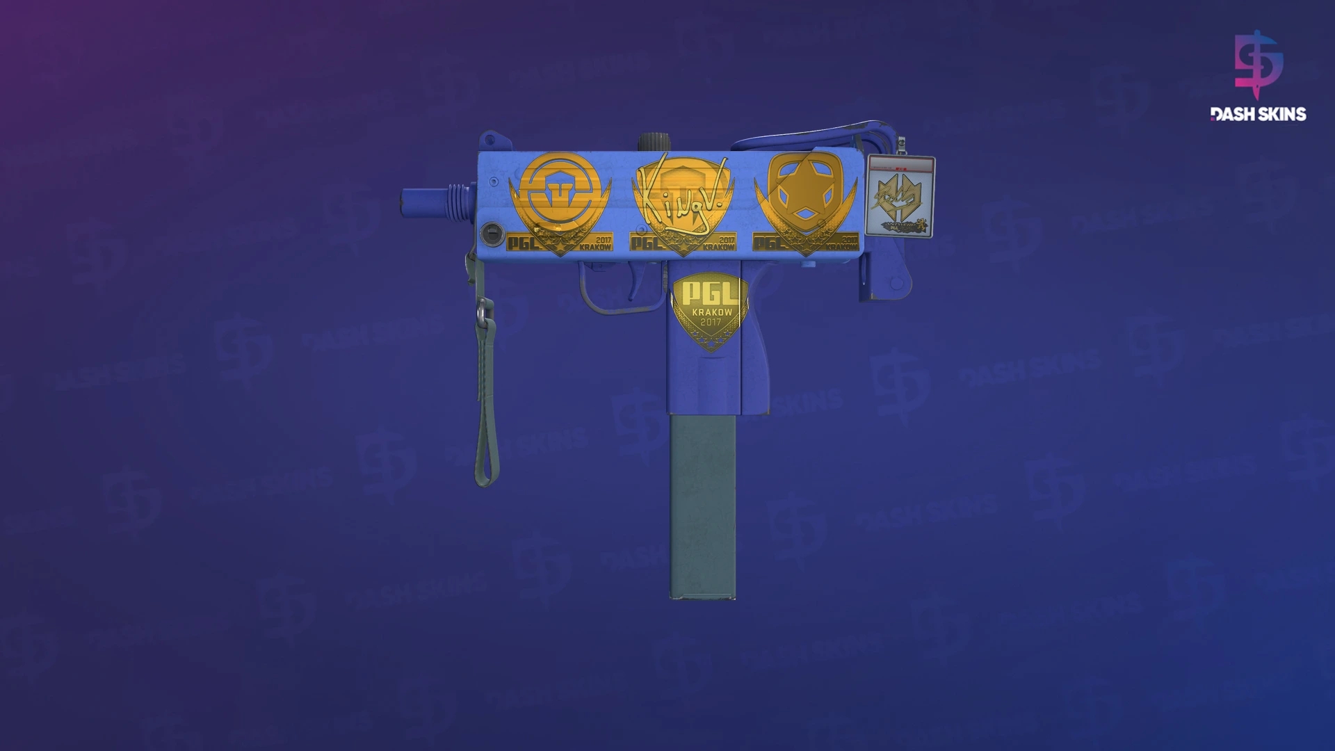 Souvenir MAC-10 | Indigo (Field-Tested) Screenshot Playside