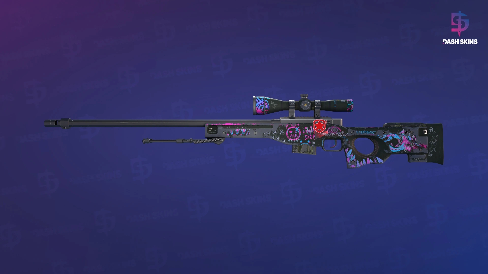 AWP | Fever Dream (Well-Worn) Screenshot Playside