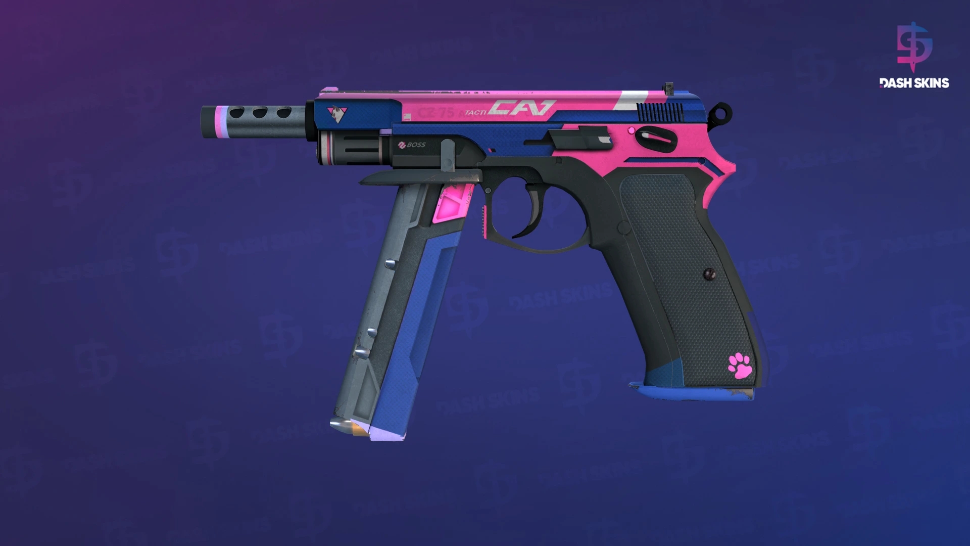 CZ75-Auto | Tacticat (Minimal Wear) Screenshot Playside
