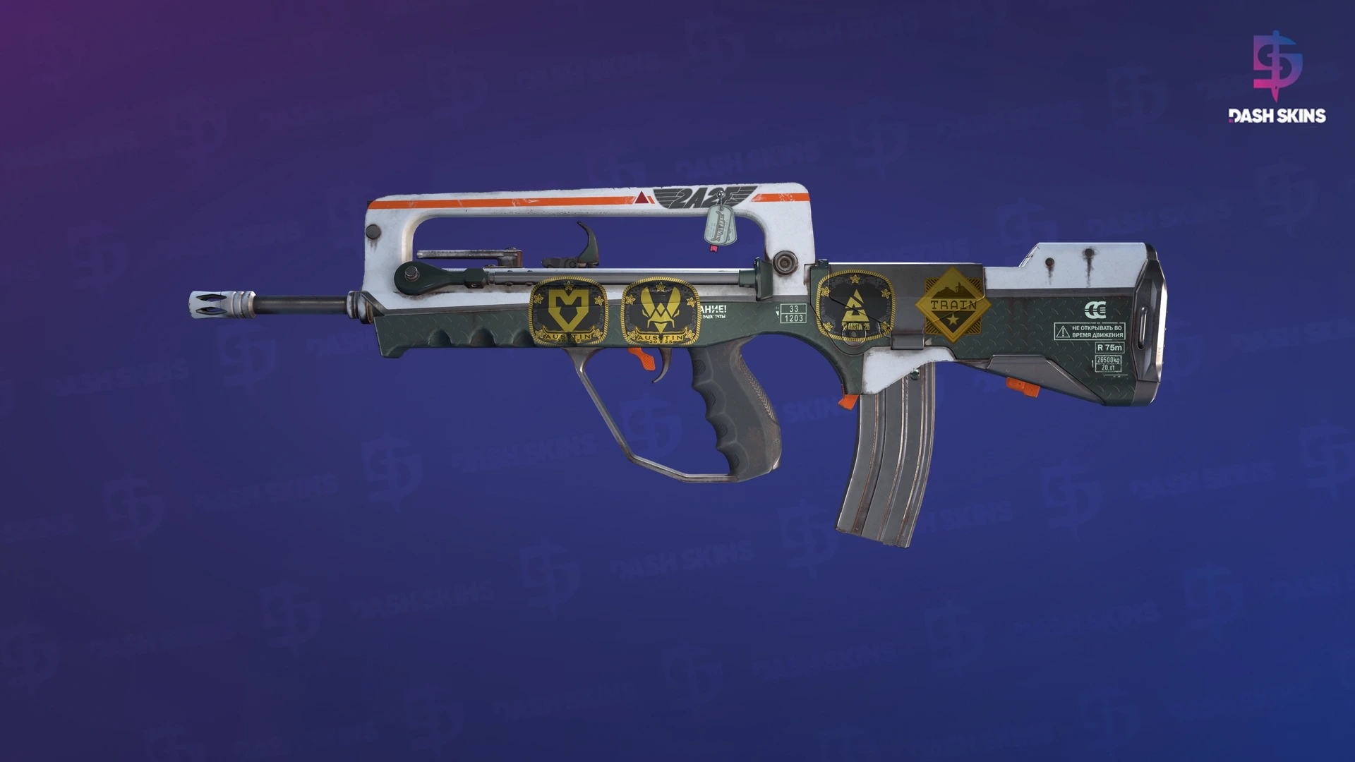 Souvenir FAMAS | 2A2F (Minimal Wear) Screenshot Playside