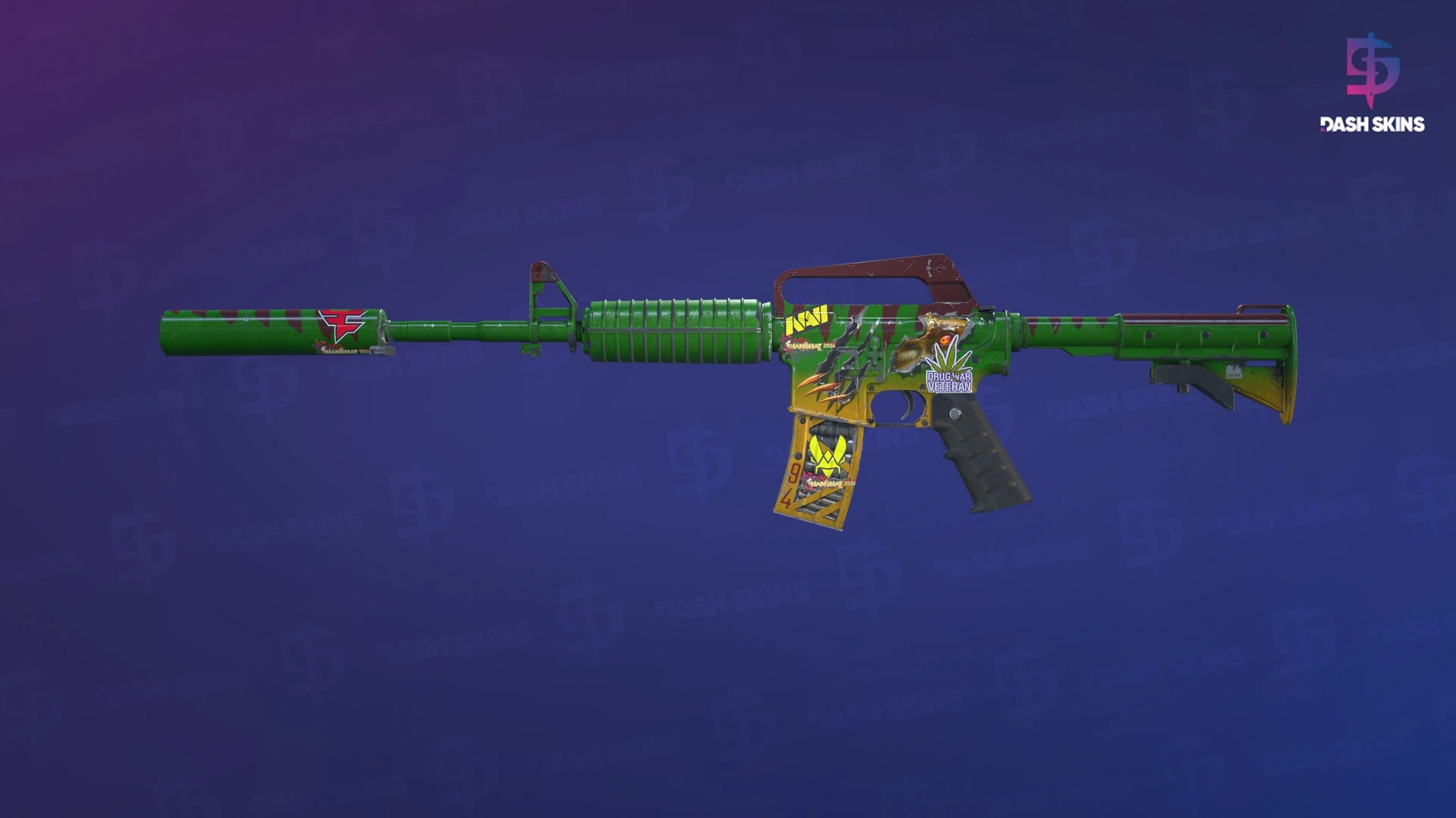 M4A1-S | Emphorosaur-S (Well-Worn) Screenshot Playside