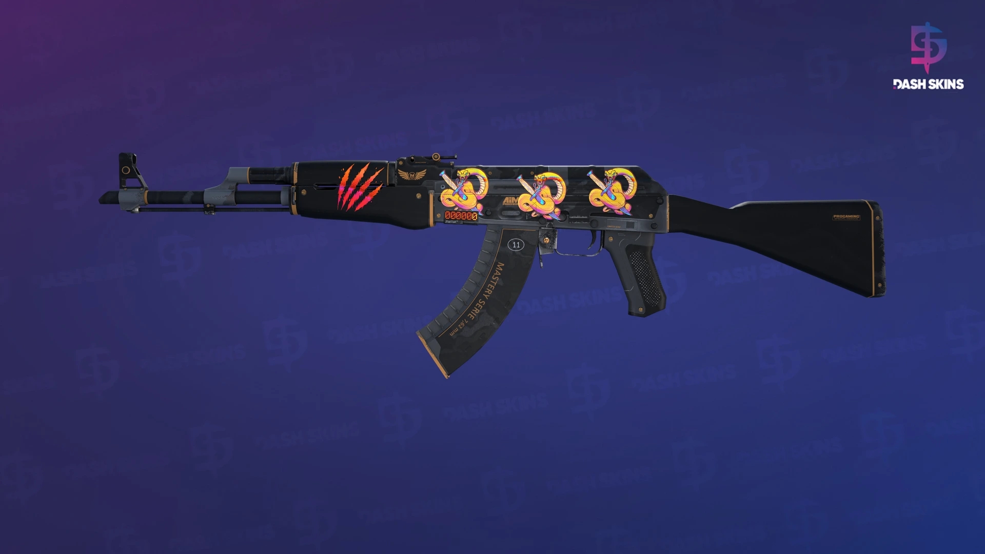 StatTrak™ AK-47 | Elite Build (Minimal Wear) Screenshot Playside