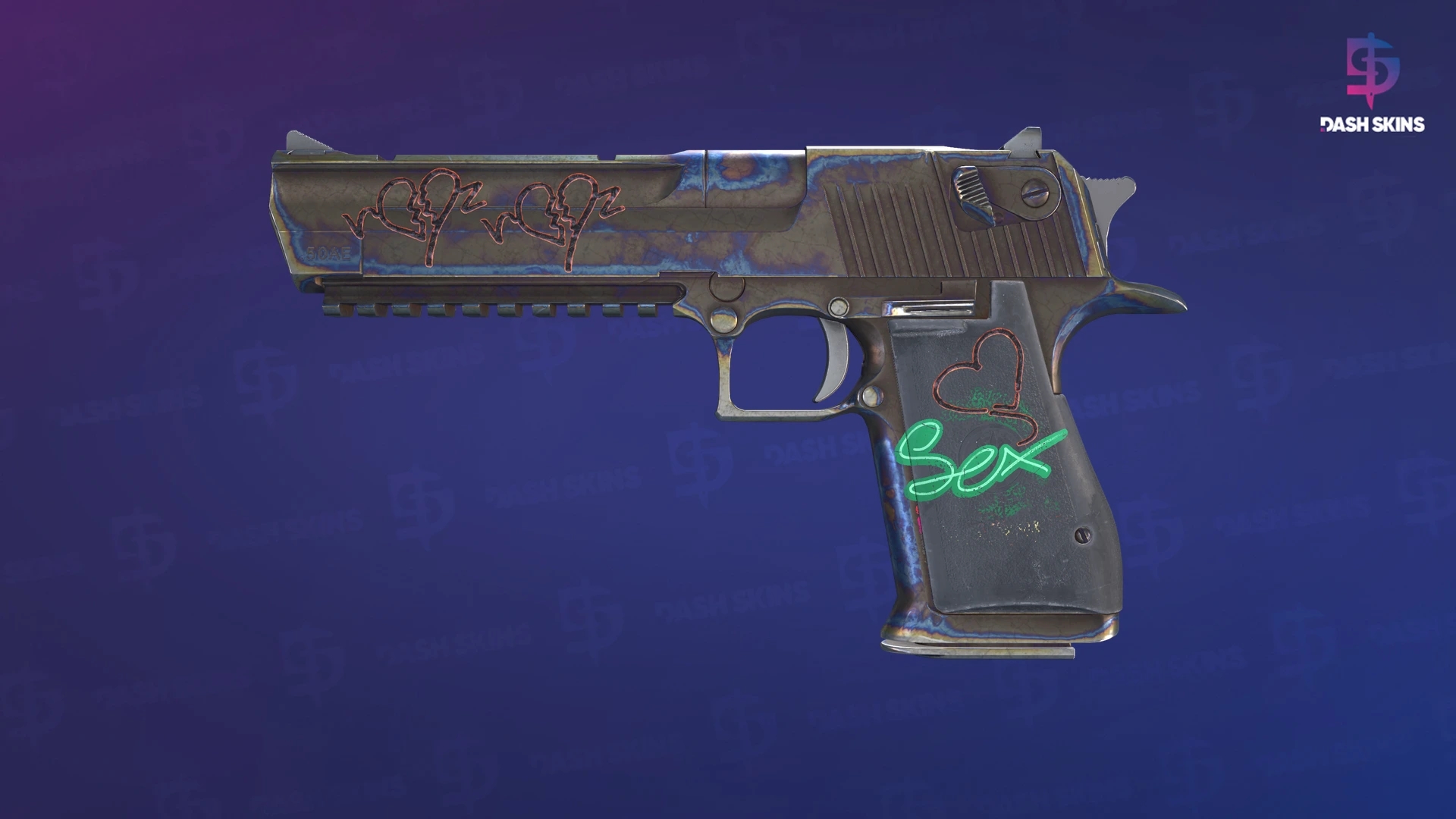 Desert Eagle | Heat Treated (Battle-Scarred) Screenshot Playside