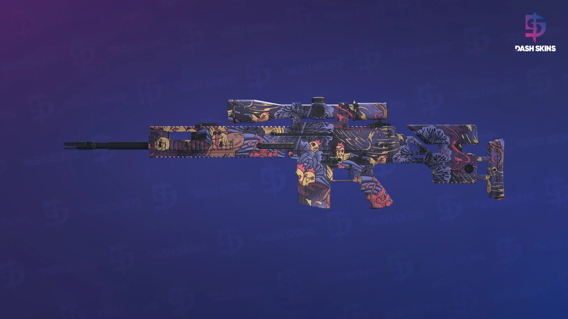 SCAR-20 | Poultrygeist (Factory New) Screenshot Playside