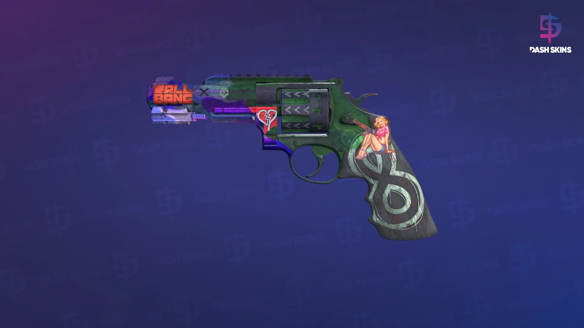R8 Revolver | Crazy 8 (Battle-Scarred) Screenshot Playside