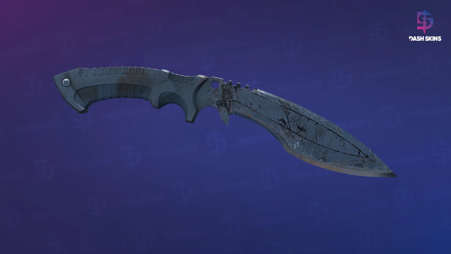 ★ StatTrak™ Kukri Knife | Night Stripe (Field-Tested) Screenshot Playside