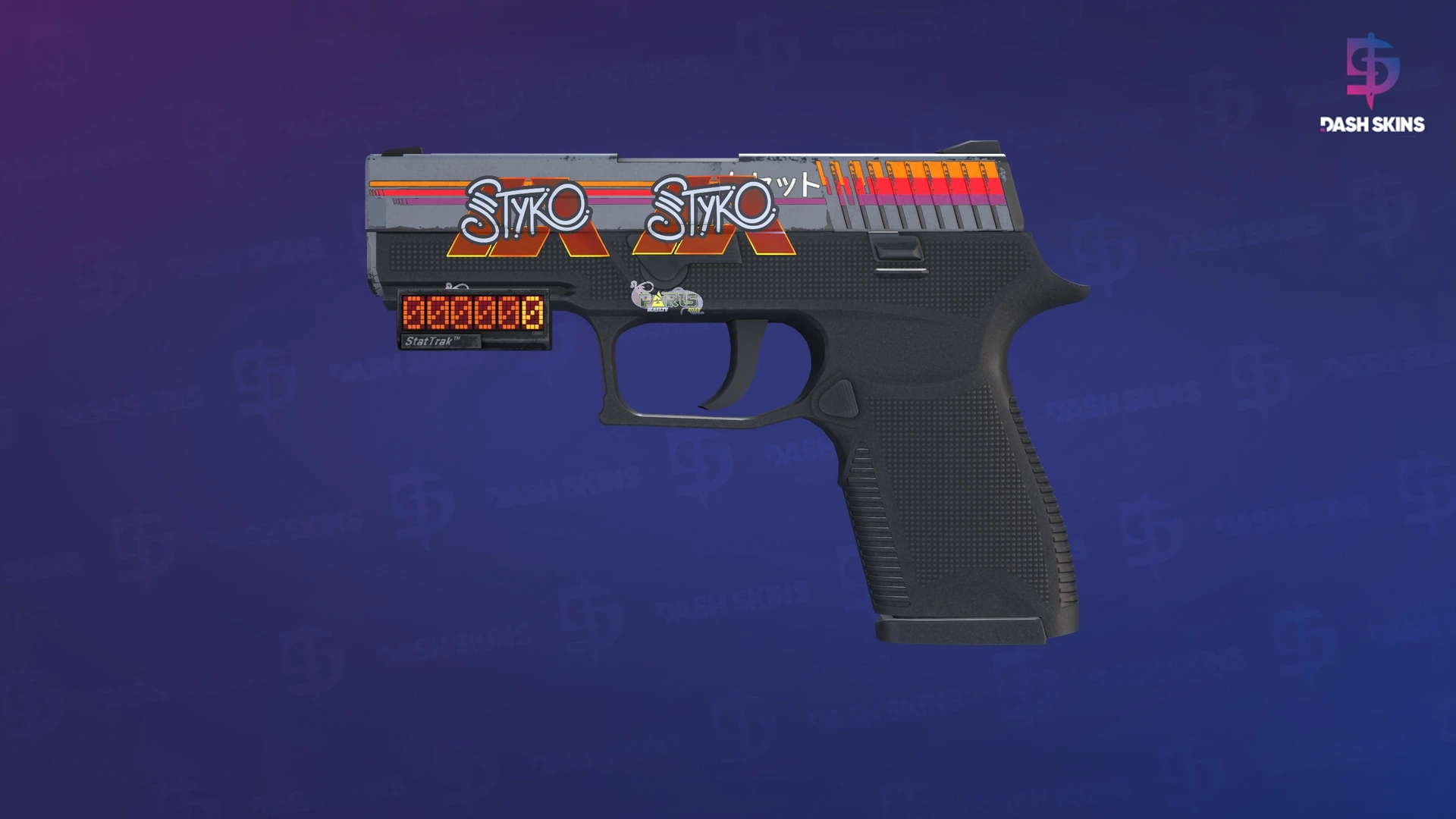 StatTrak™ P250 | Cassette (Minimal Wear) Screenshot Playside