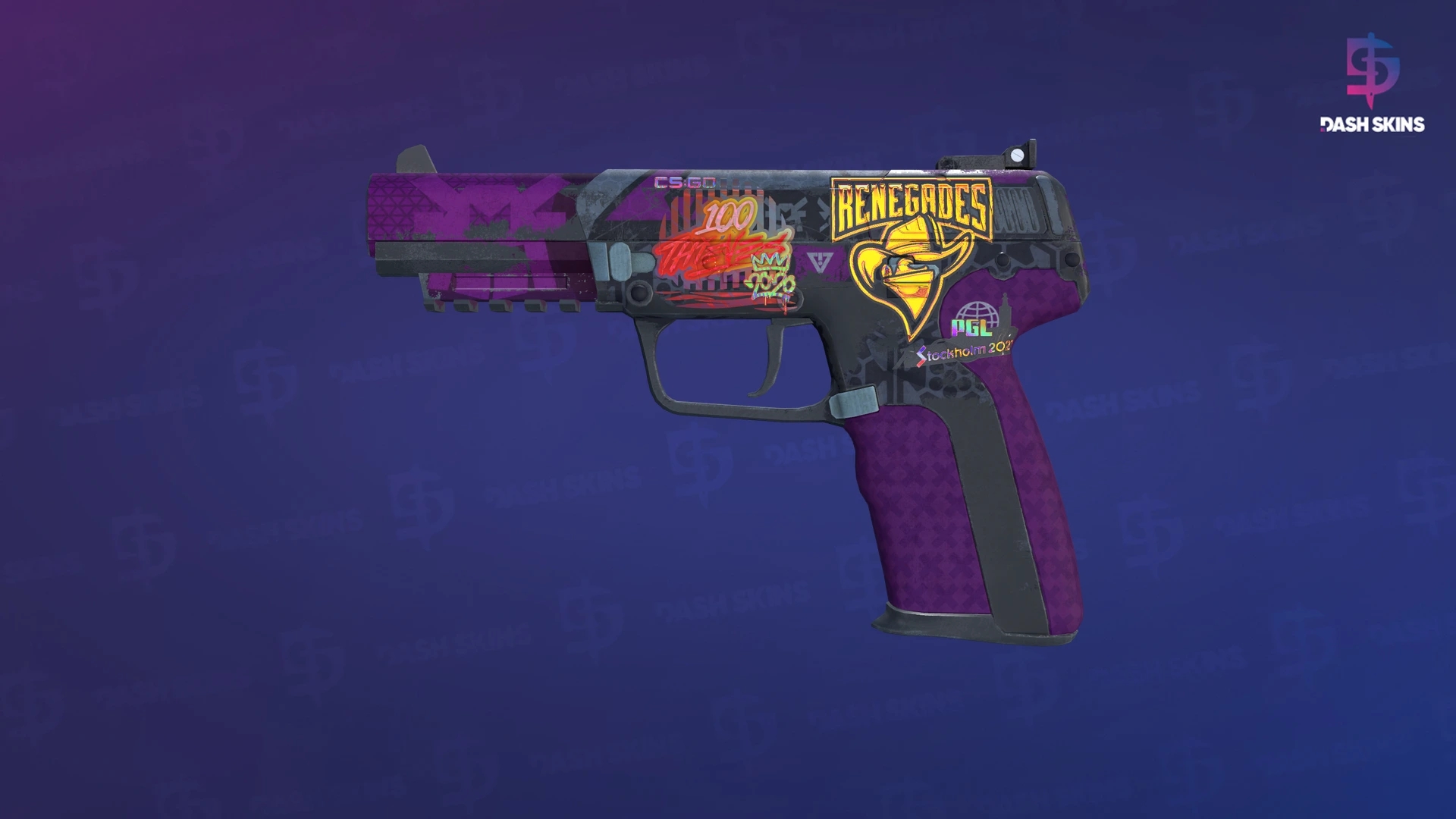 Five-SeveN | Violent Daimyo (Battle-Scarred) Screenshot Playside