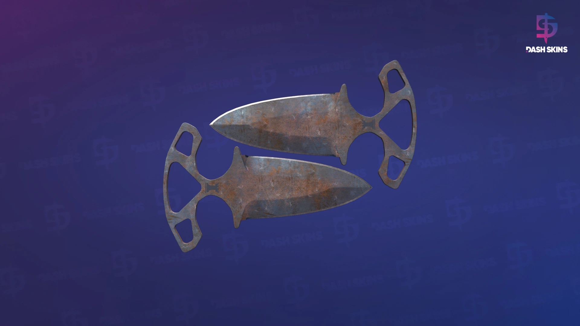 ★ Shadow Daggers | Rust Coat (Battle-Scarred) Screenshot Playside