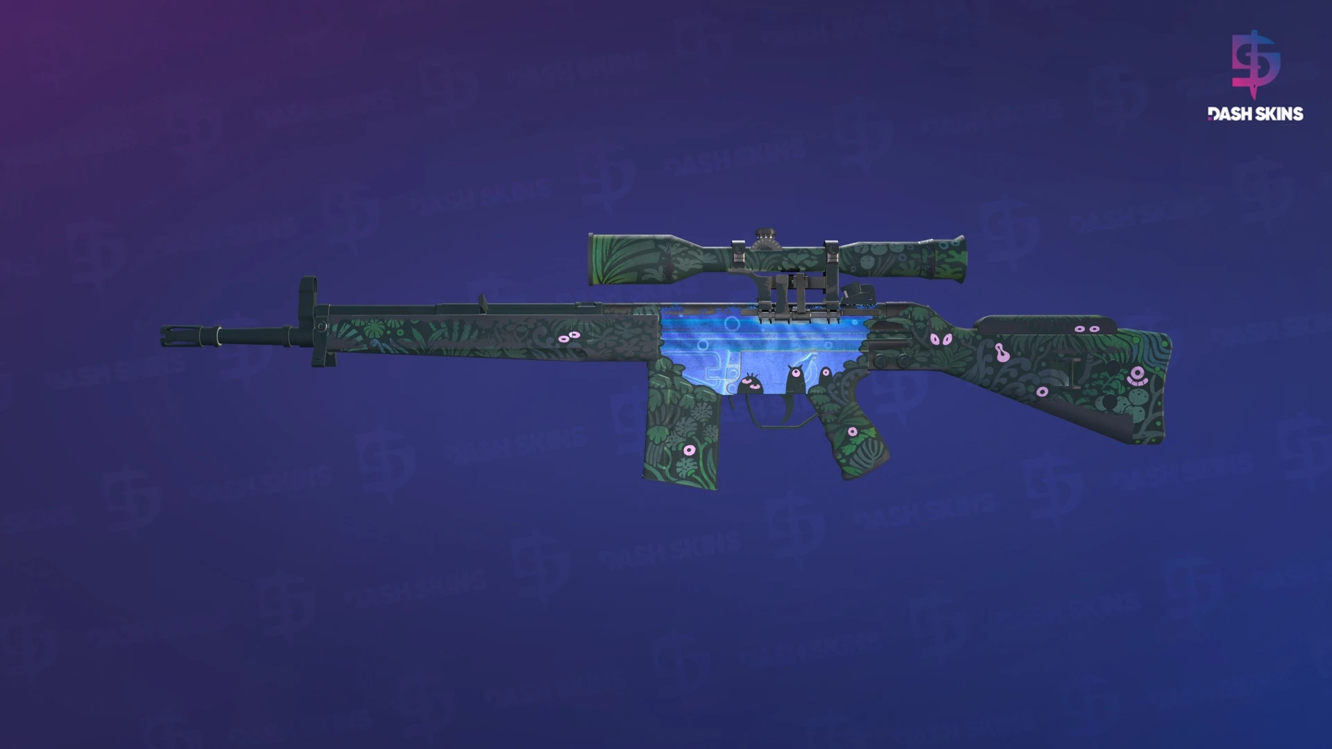 G3SG1 | Dream Glade (Battle-Scarred) Screenshot Playside