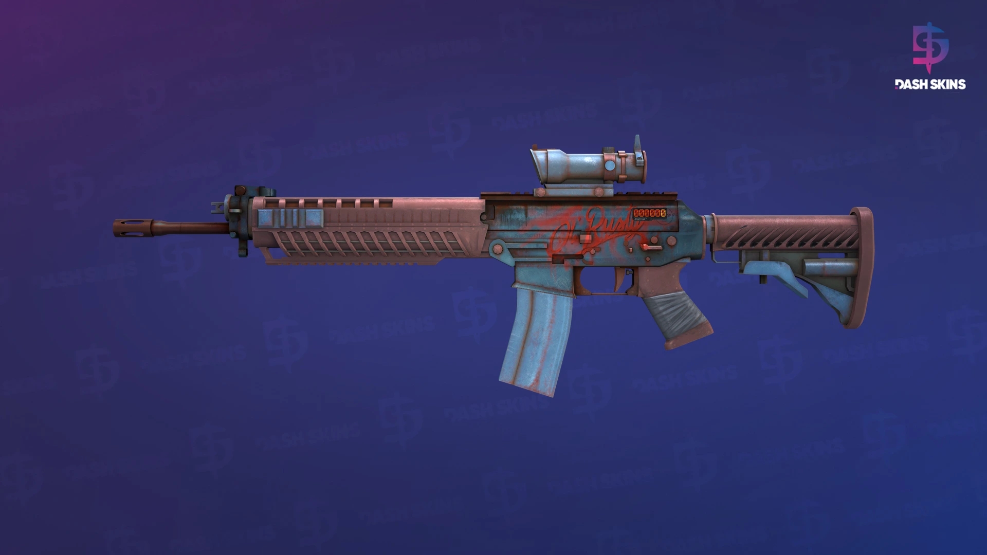 StatTrak™ SG 553 | Ol' Rusty (Minimal Wear) Screenshot Playside
