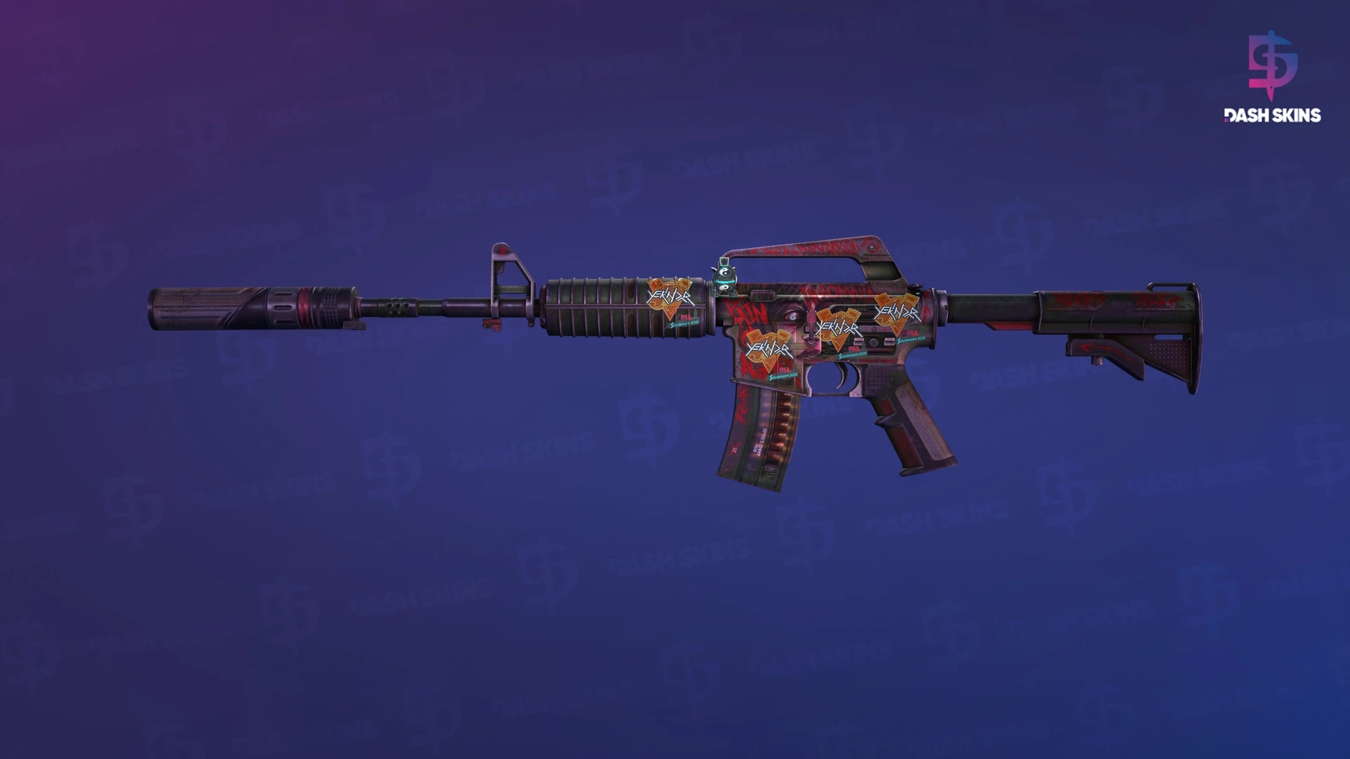 M4A1-S | Night Terror (Well-Worn) Screenshot Playside