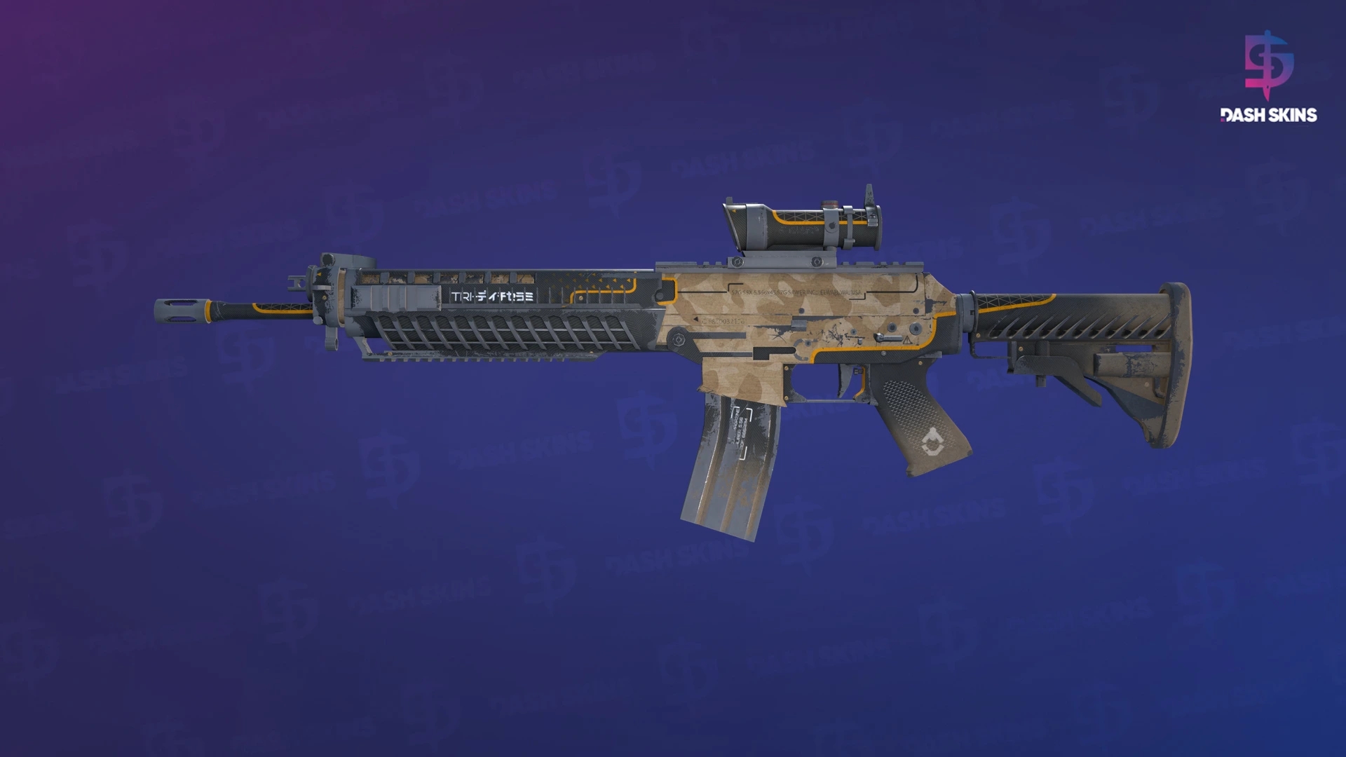 SG 553 | Triarch (Well-Worn) Screenshot Playside