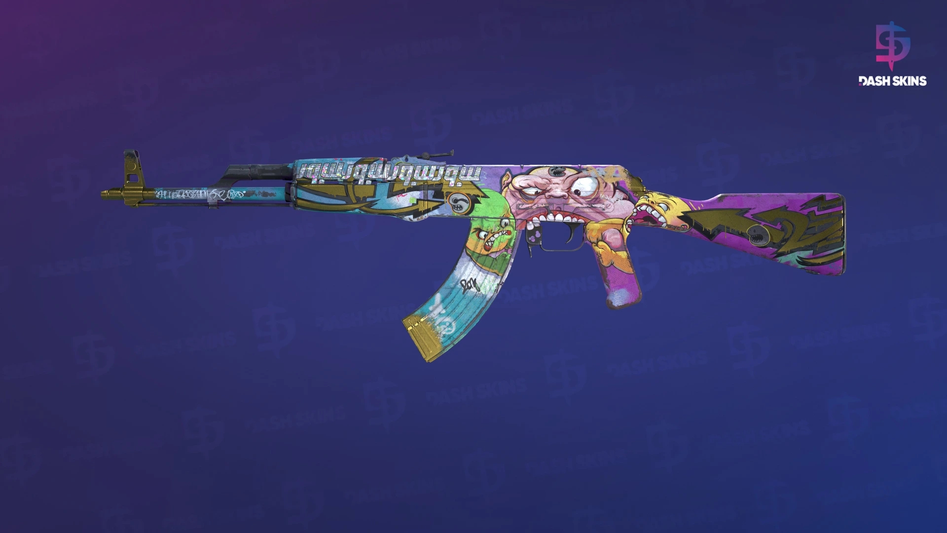 AK-47 | B the Monster (Battle-Scarred) Screenshot Playside