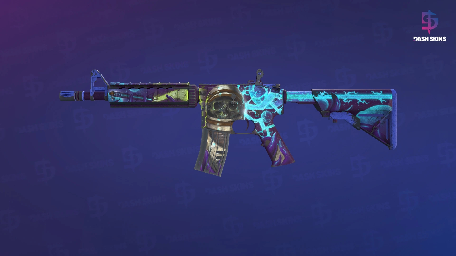 M4A4 | Desolate Space (Battle-Scarred) Screenshot Playside