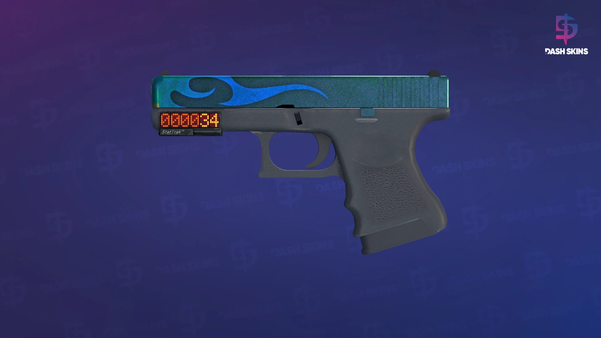 StatTrak™ Glock-18 | Bunsen Burner (Battle-Scarred) Screenshot Playside