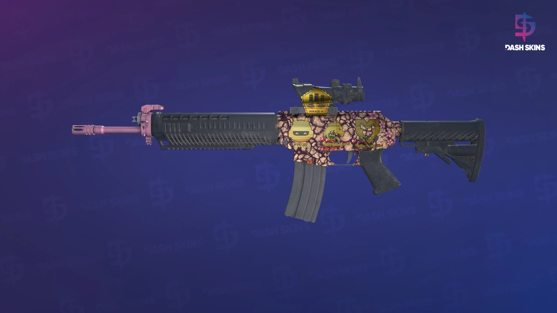 Souvenir SG 553 | Desert Blossom (Field-Tested) Screenshot Playside