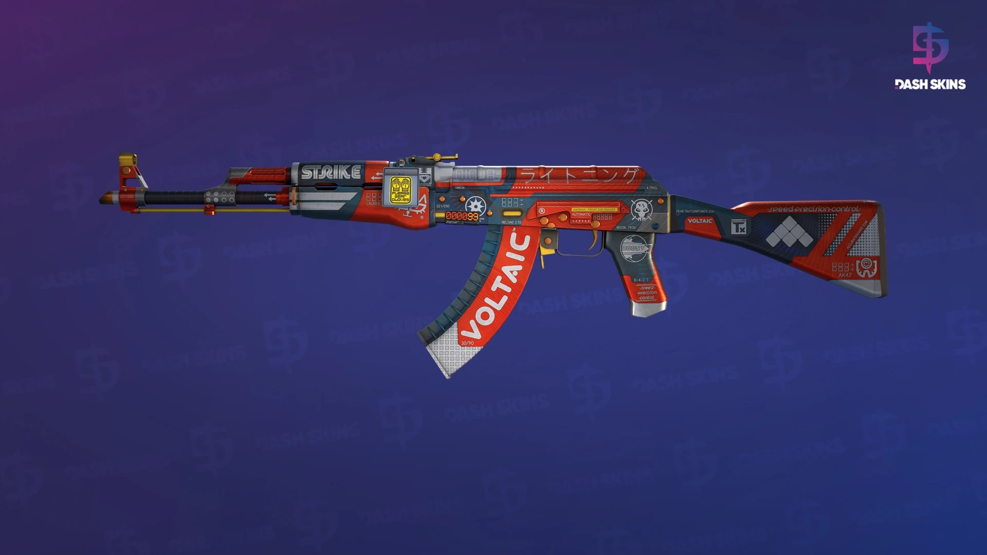 StatTrak™ AK-47 | Bloodsport (Field-Tested) Screenshot Playside