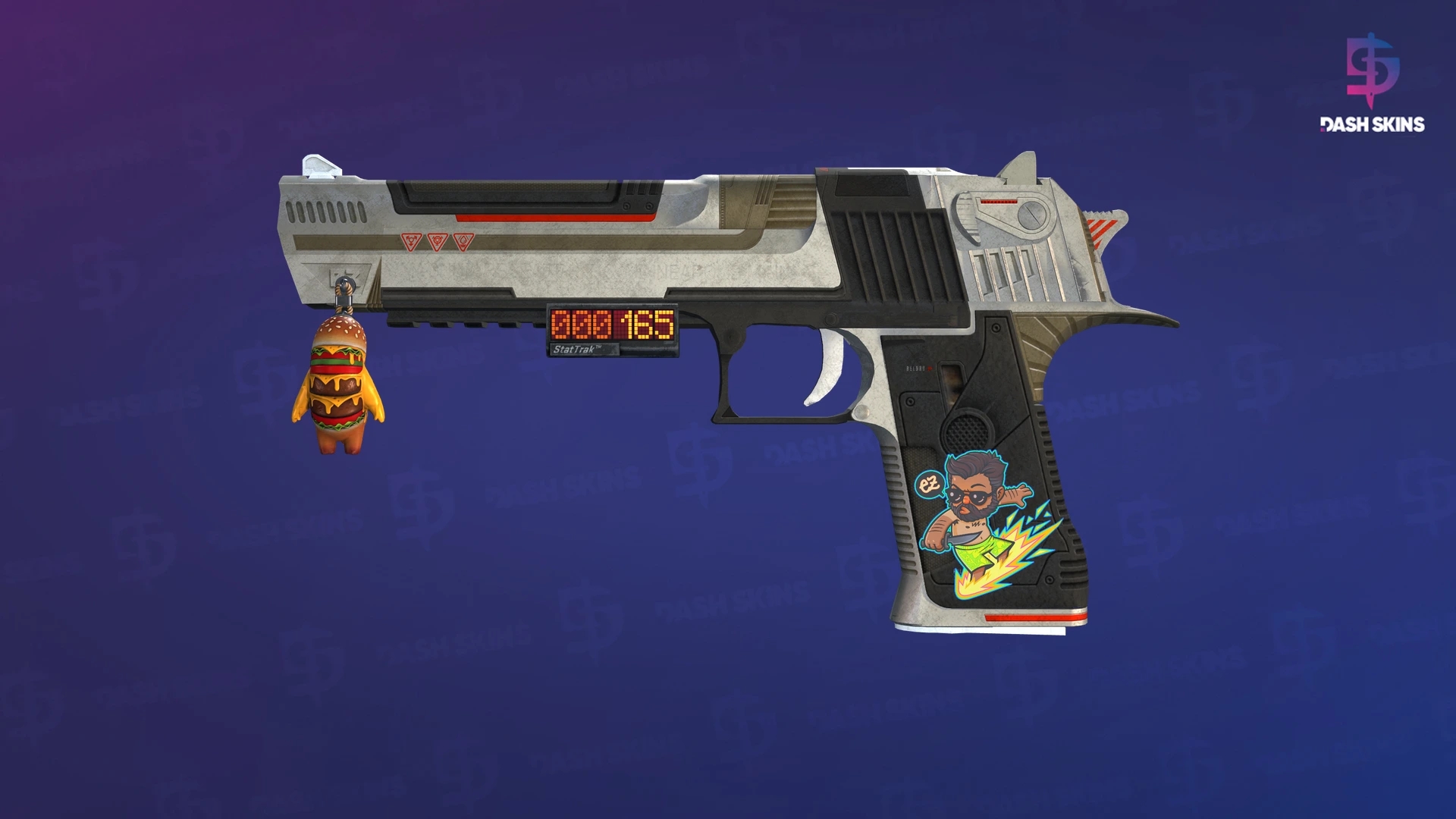 StatTrak™ Desert Eagle | Mecha Industries (Battle-Scarred) Screenshot Playside
