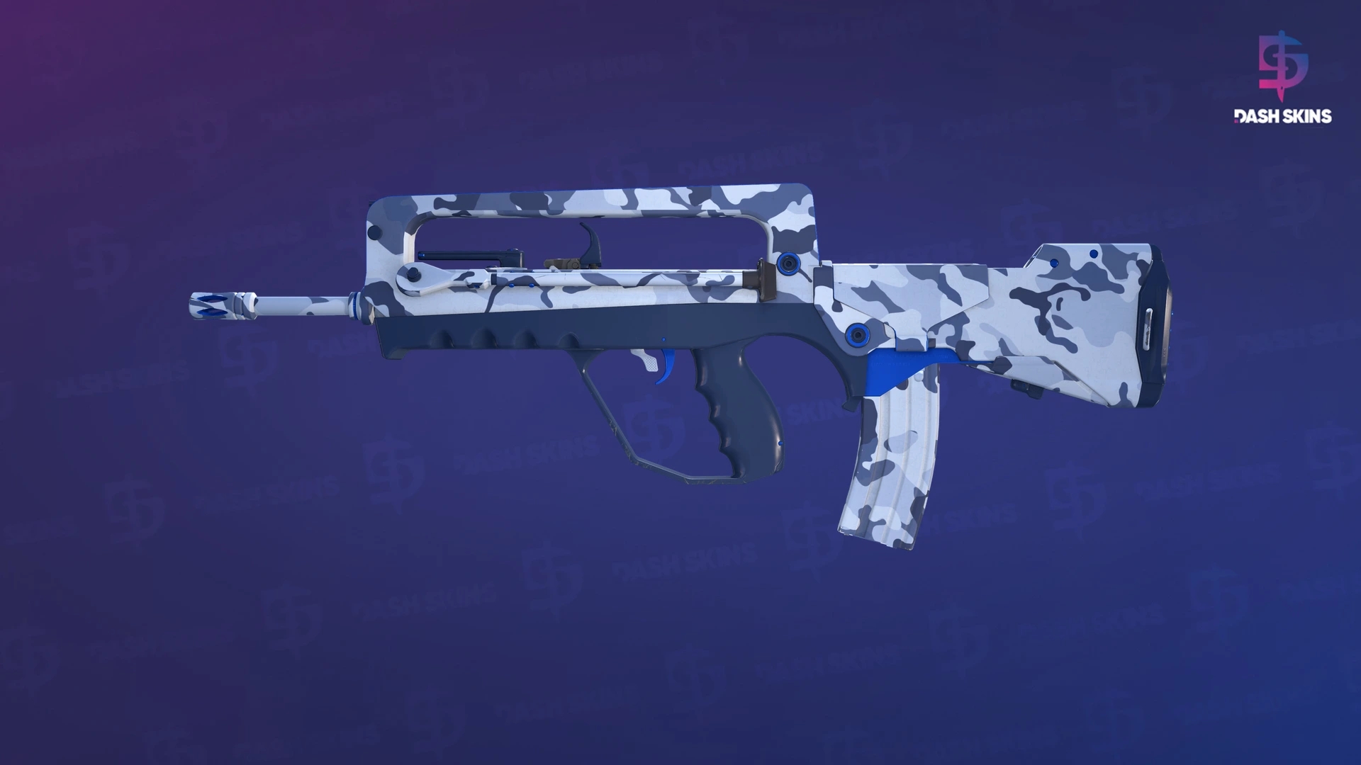 FAMAS | Yeti Camo (Factory New) Screenshot Playside