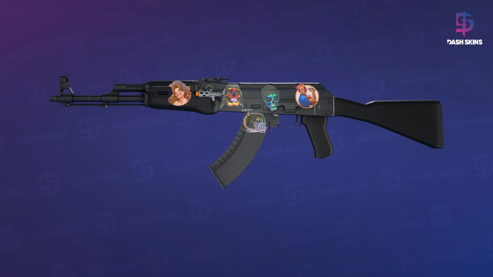 AK-47 | Slate (Minimal Wear) Screenshot Playside