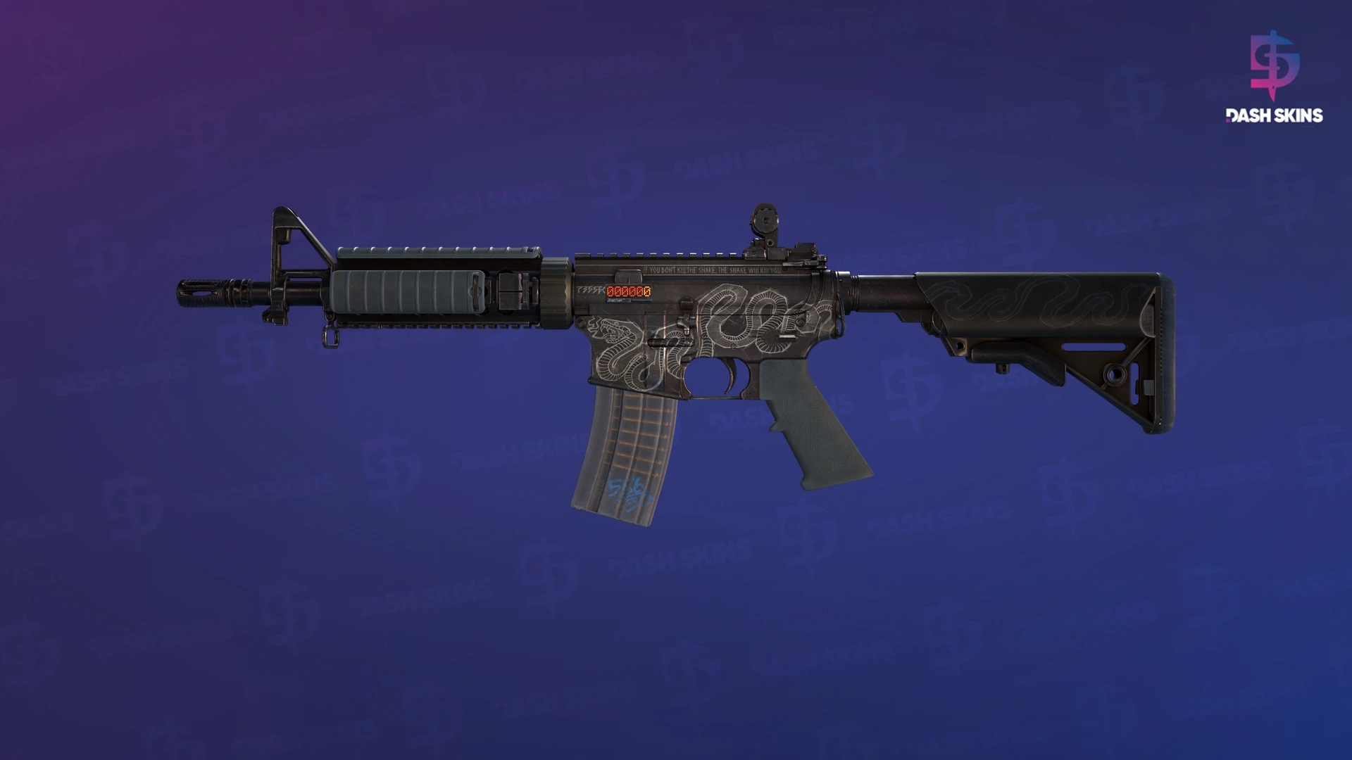 StatTrak™ M4A4 | Etch Lord (Field-Tested) Screenshot Playside