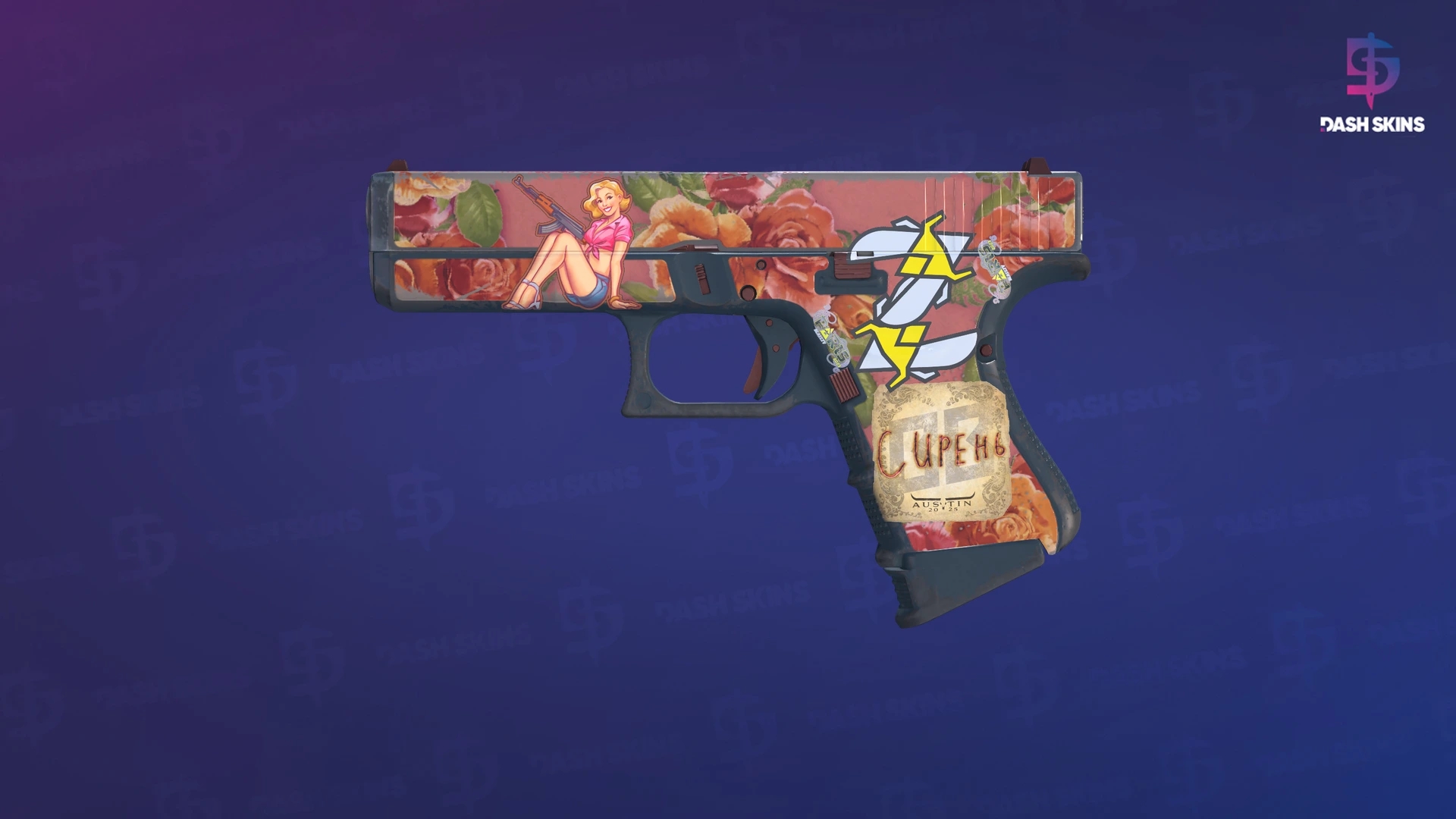 Glock-18 | Coral Bloom (Field-Tested) Screenshot Playside
