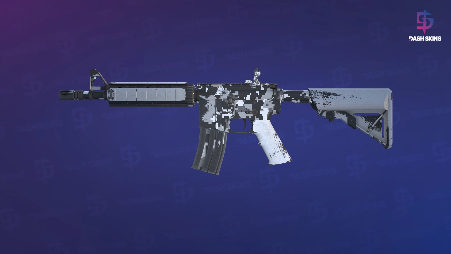 M4A4 | Urban DDPAT (Minimal Wear) Screenshot Playside