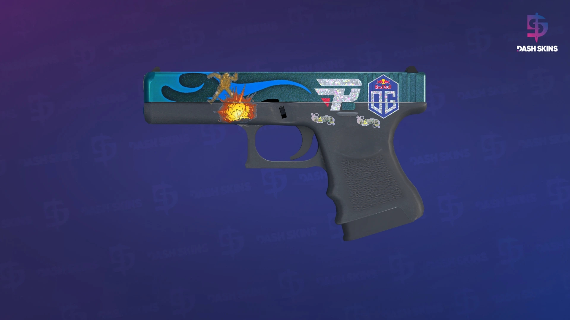 Glock-18 | Bunsen Burner (Minimal Wear) Screenshot Playside
