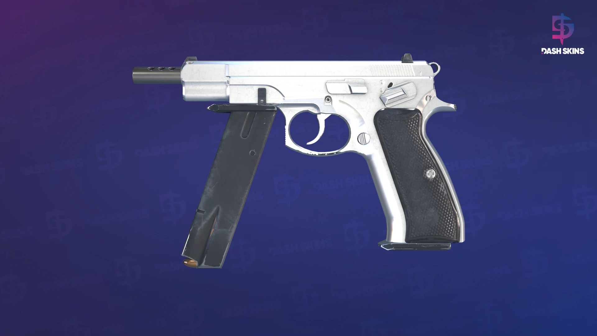 CZ75-Auto | Silver (Factory New) Screenshot Playside
