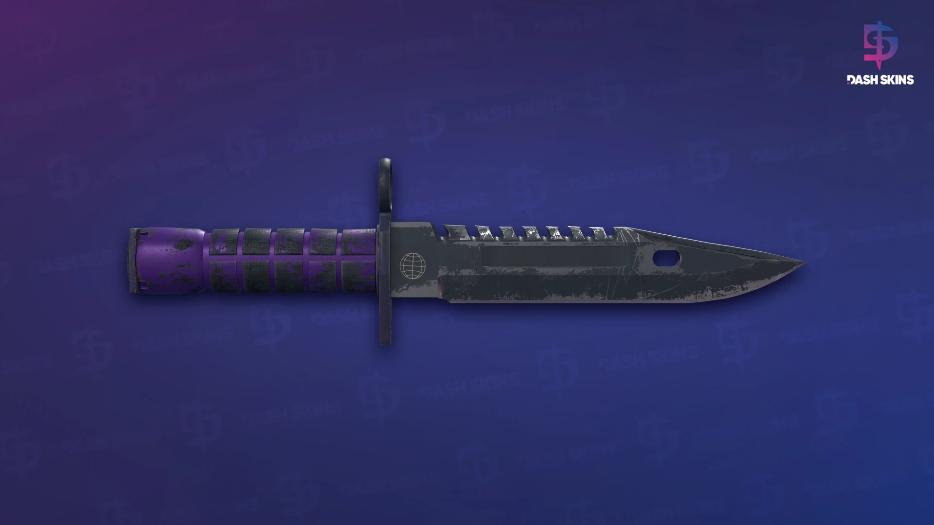 ★ M9 Bayonet | Ultraviolet (Well-Worn) Screenshot Playside