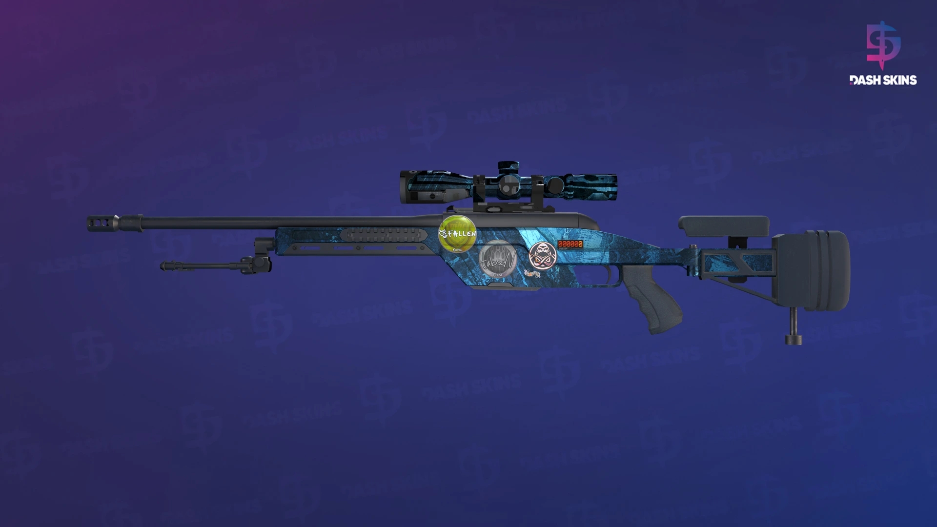 StatTrak™ SSG 08 | Abyss (Field-Tested) Screenshot Playside
