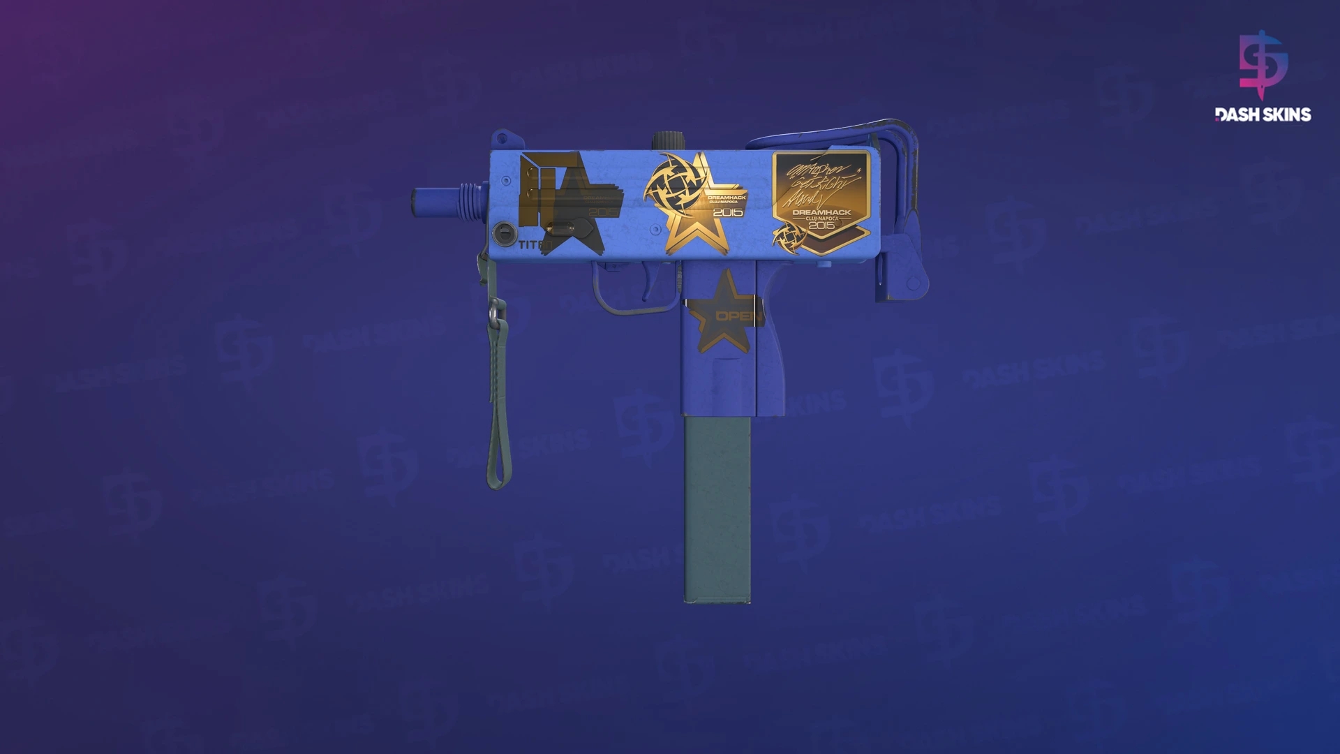 Souvenir MAC-10 | Indigo (Field-Tested) Screenshot Playside