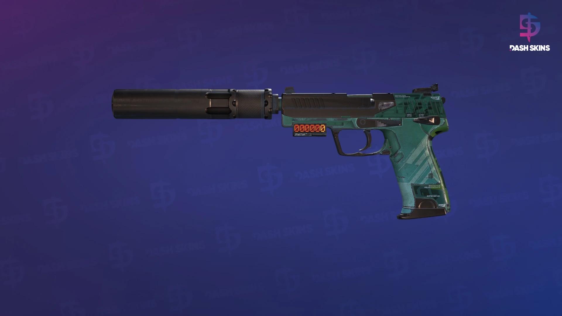 StatTrak™ USP-S | PC-GRN (Battle-Scarred) Screenshot Playside