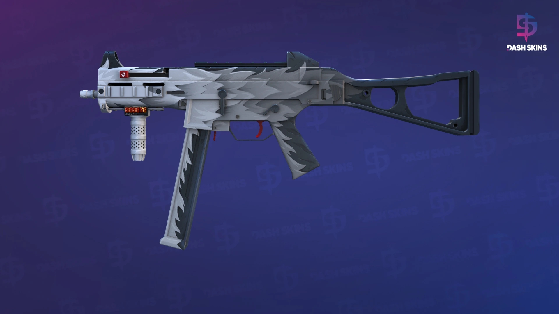 StatTrak™ UMP-45 | Arctic Wolf (Factory New) Screenshot Playside
