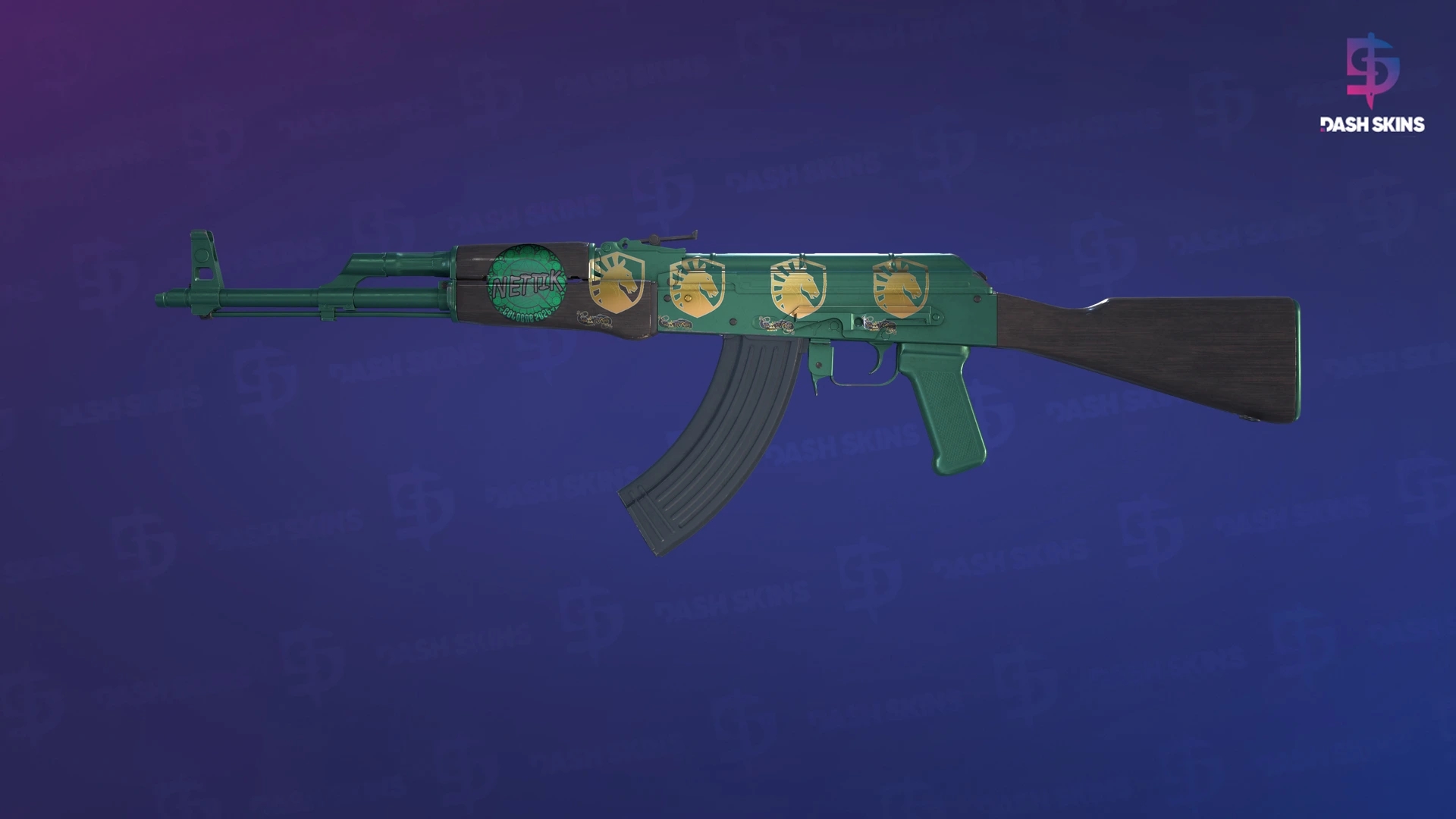 AK-47 | Wintergreen (Minimal Wear) Screenshot Playside